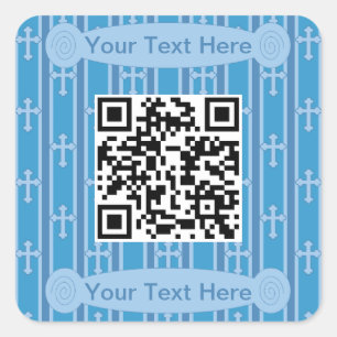 Sticker Carré Code QR de Fun and Fancy Cross
