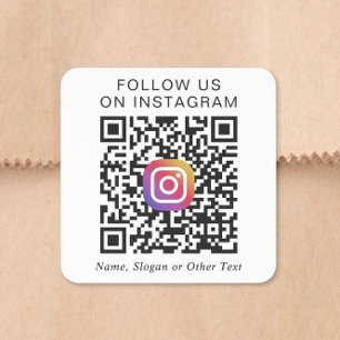 Sticker Carré Code QR Instagram