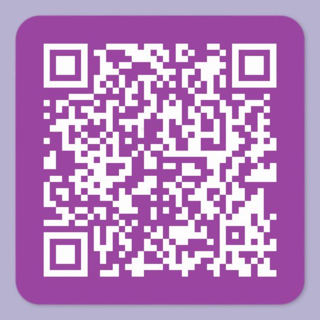 Sticker Carré Code QR instantané avec votre URL de site Web | Po (Créateur téléchargé)