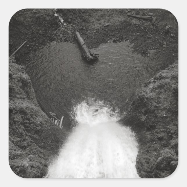 Sticker Carré Coeur (Devant)