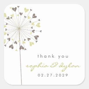 Autocollants Stickers Fleur De Pissenlit Zazzle Fr