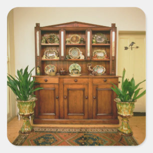 Sticker Carré Coiffeur de pins et de cèdres