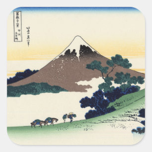 Sticker Carré Col d'inume dans la province de Kai