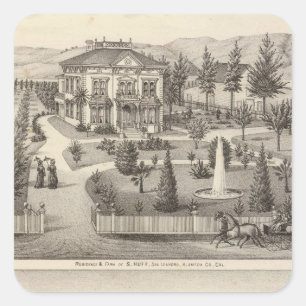 Sticker Carré Colère, résidences d'Owen