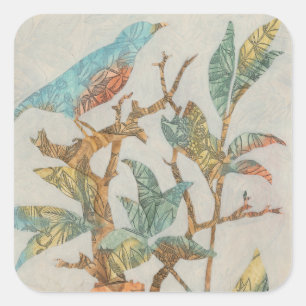 Sticker Carré Collage aérien I