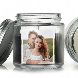 Sticker Carré Collage de couple moderne photo et cadeau familial