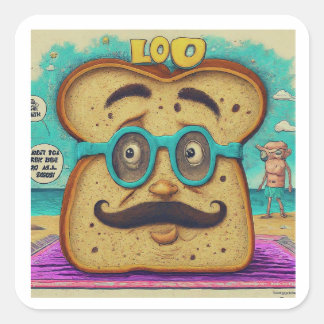 Sticker Carré Collection d'autocollants Hilarious "Papa plaisant