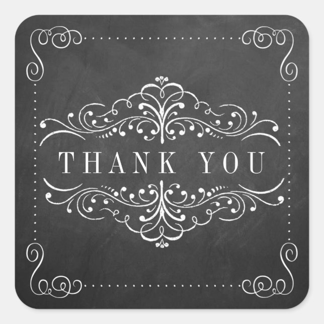 Sticker Carré Collection de Mariages de tableau de bord orné - P (Devant)