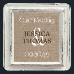 Sticker Carré Collection de Mariages Rustic White Frame & Burlap<br><div class="desc">Simple mais élégante, la collection rustique de cadres blancs & mariage burlap est un design époustouflant avec un cadre photo rustique blanc sur un arrière - plan effet burlap, qui est parfait pour toute célébration mariage rustique. Ces autocollants peuvent être personnalisés pour votre occasion spéciale et feraient l'article parfait pour...</div>