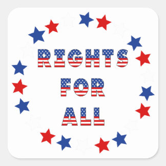 Sticker Carré Collection du parti Élections USA !