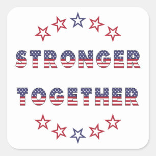 Sticker Carré Collection du parti Élections USA !