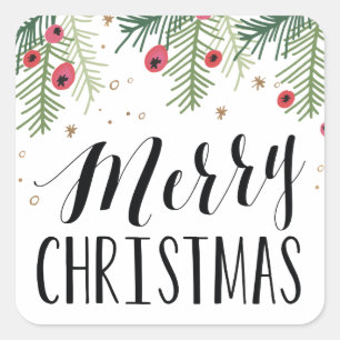 Sticker Carré Collection Merry Berry