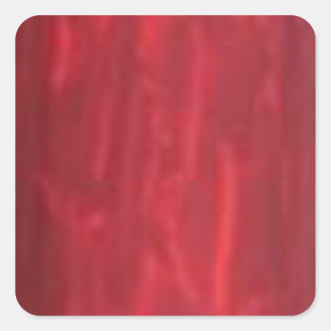 Sticker Carré Collection STBX Rosenberg Sparkling Red Rouge (Devant)