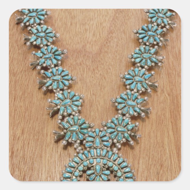 Sticker Carré Collier Navajo (Devant)