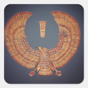 Sticker Carré Collier sous forme de déesse vautours