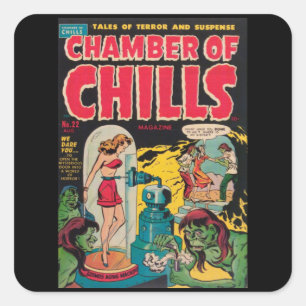 Sticker Carré Collines de chambre - Livre de bande dessinée Vint