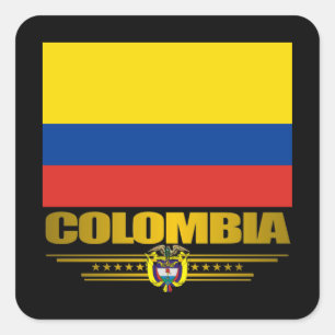 Sticker Carré "Colombia Pride"