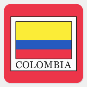 Sticker Carré Colombie