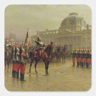 Sticker Carré Colonel de La Rochetulon