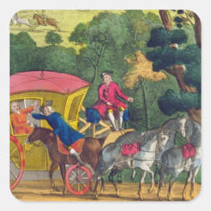 Sticker Carré Colonel Jack Robbing Mary Smith à Maidenhead Thic