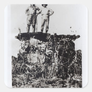 Sticker Carré Colonel Roosevelt et colonel Rondon chez Navaite