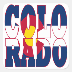 Sticker Carré Colorado