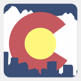 Sticker Carré Colorado