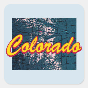 Sticker Carré Colorado