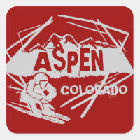 Colorado collants de ski de montagne rouge Aspen