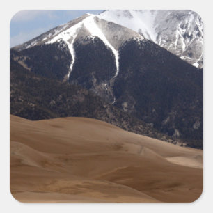 Sticker Carré Colorado Great Sand Dunes National Park Souvenir