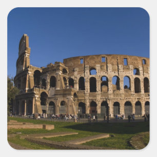 Sticker Carré Colossée célèbre à Rome Italie Monument 2
