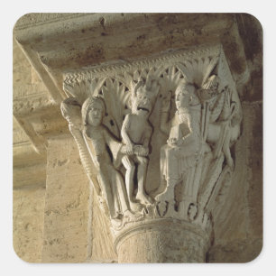 Sticker Carré Column Capital, depicting