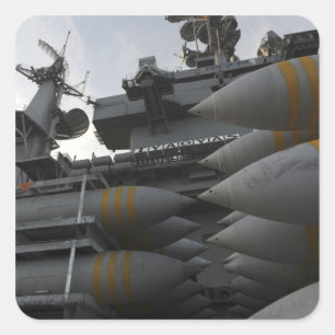 Sticker Carré Commande empilée prête à être chargée