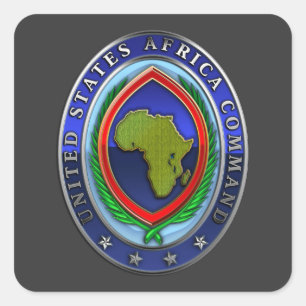 Sticker Carré Commandement des États-Unis en Afrique