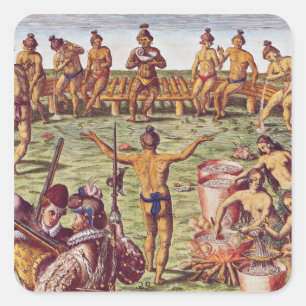 Sticker Carré Comment les habitants de la Floride ont pris des