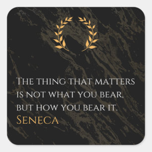 Sticker Carré Comment vous le supportez - Citation de philosophi