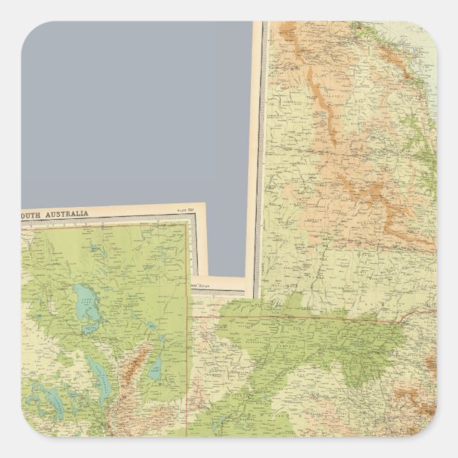 Sticker Carré Composite Australie 12 500 000 (Devant)