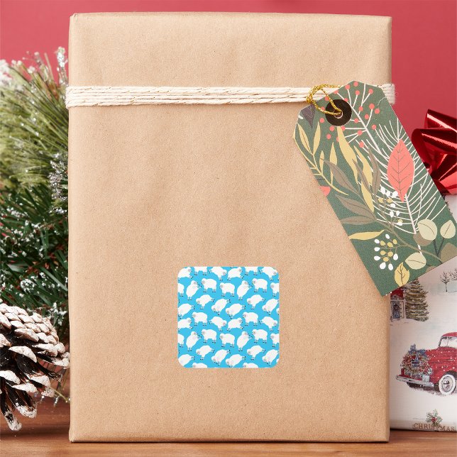 Sticker Carré Compter les moutons (Créateur téléchargé)