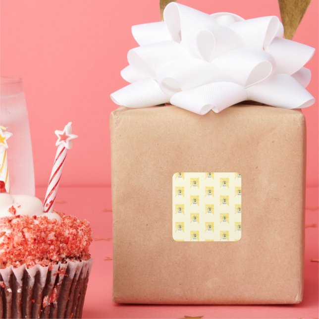 Sticker Carré compteur de contrôle objet_3_sun (Fête)