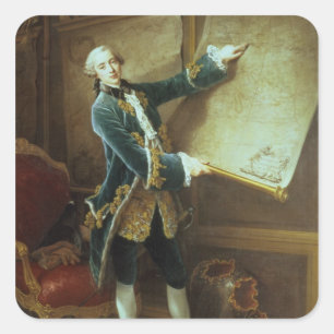 Sticker Carré Comte de Vaudreuil, 1758