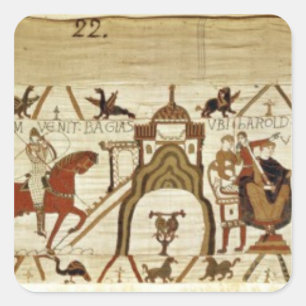 Sticker Carré Conan remet les clés de Dinan