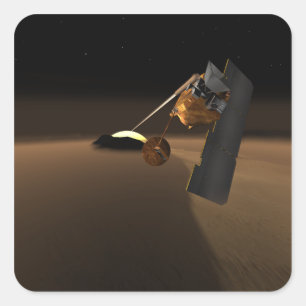 Sticker Carré Concept pour Mars Volcanic Emission Life Scout