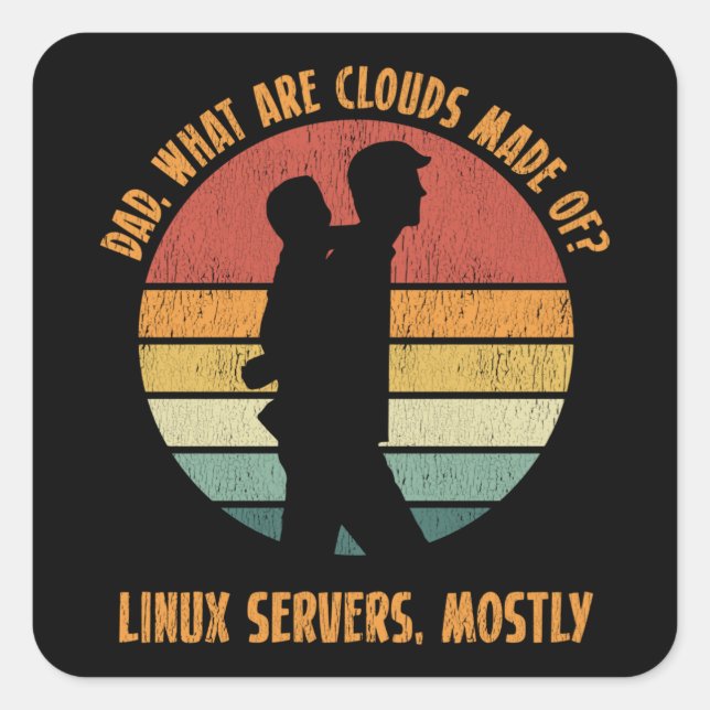 Sticker Carré Concepteur de logiciels Programmeur informatique p (Devant)