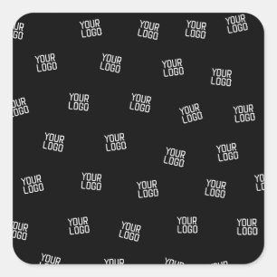 Sticker Carré Conception aléatoire, logo ou image d'entreprise