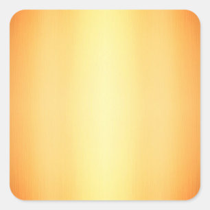 Sticker Carré Conception de couleur unie dégradée jaune doré