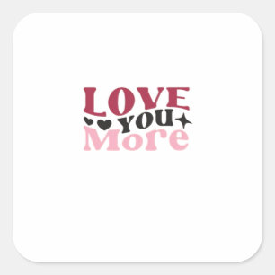 Sticker Carré Conception de détails subtils pour vous aimer dava