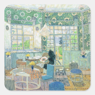 Sticker Carré Conception de la pièce de théâtre d'Ibsen 'Little