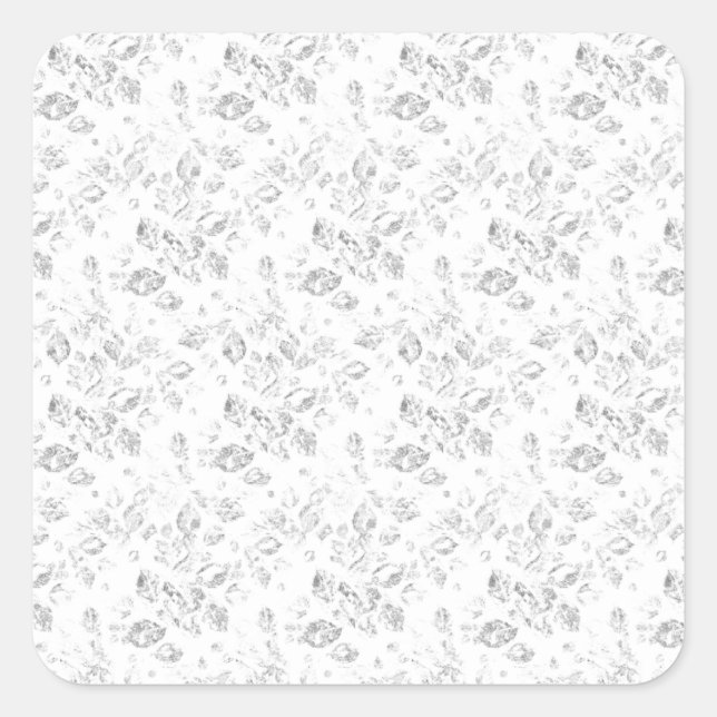 Sticker Carré conception de point Quarante-deux (Devant)