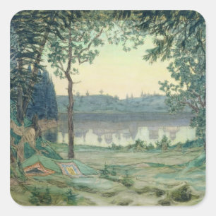 Sticker Carré Conception de scène pour Rimsky-Korsakov