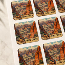 Conception de voyage rétro Grand Canyon